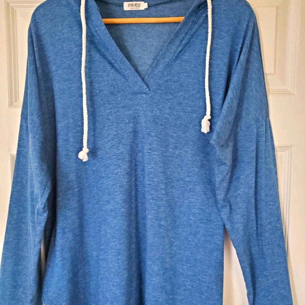 Women's hooded pullover - L